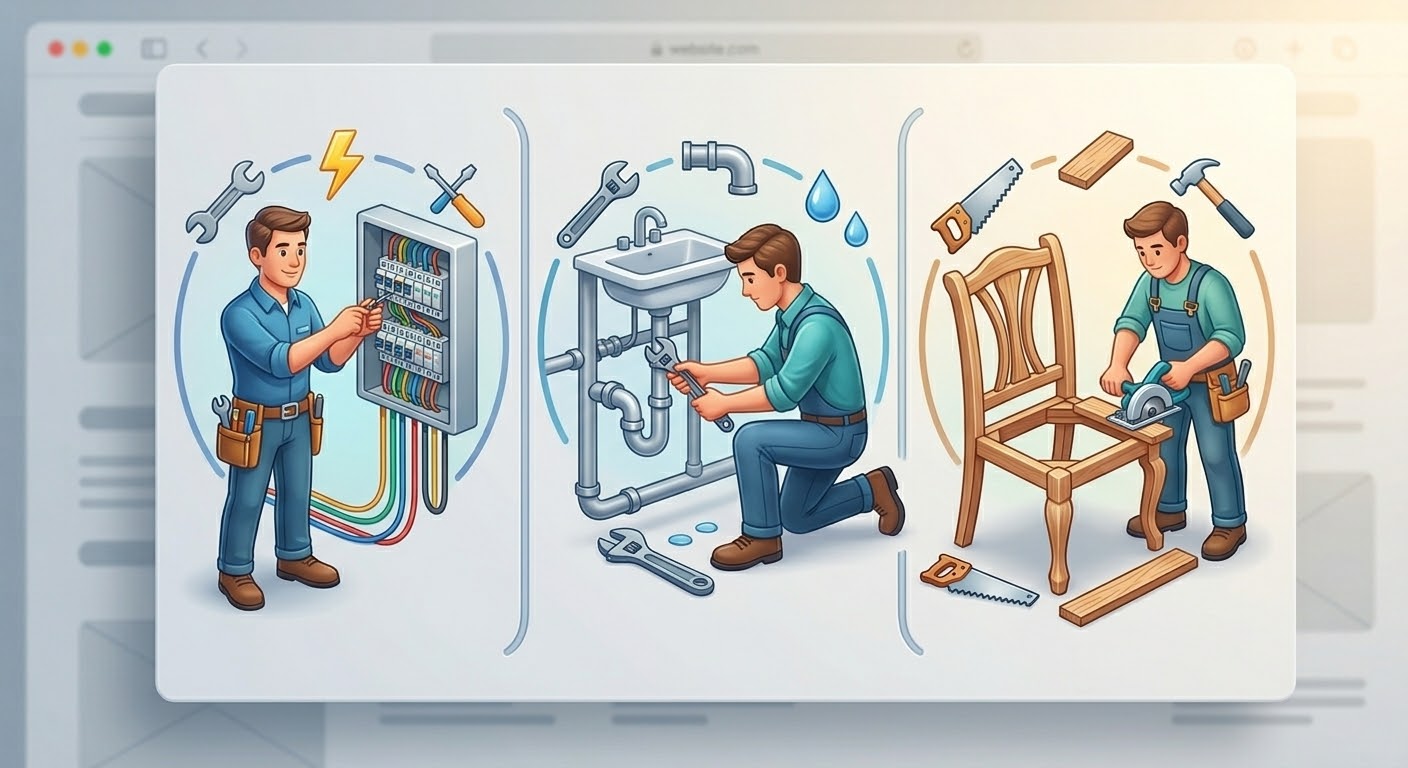 Electrician, Plumber & Carpenter
