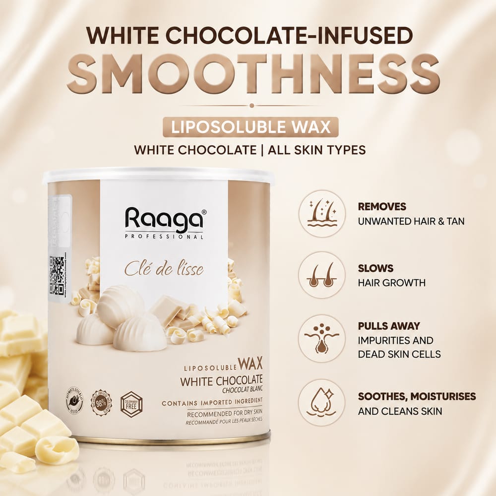 Raaga White Chocolate Wax – Full Arms