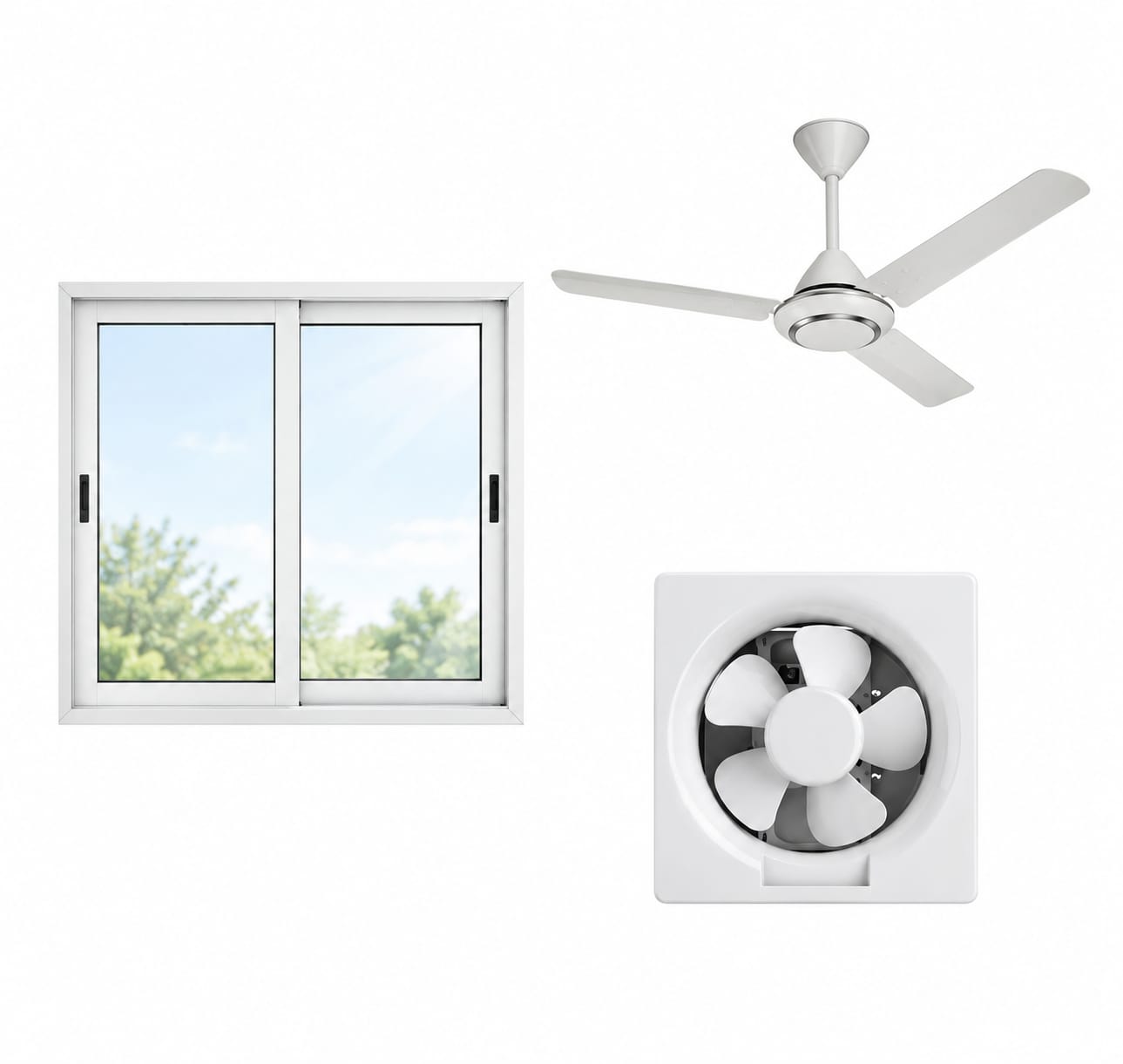 Kitchen fan & window cleaning