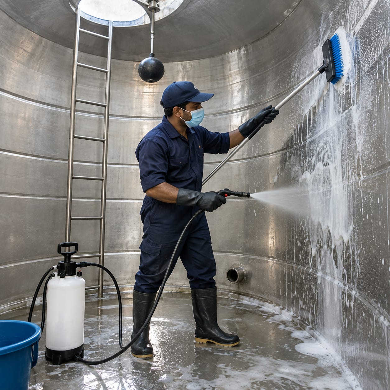 Water Tank Cleaning & Sanitization