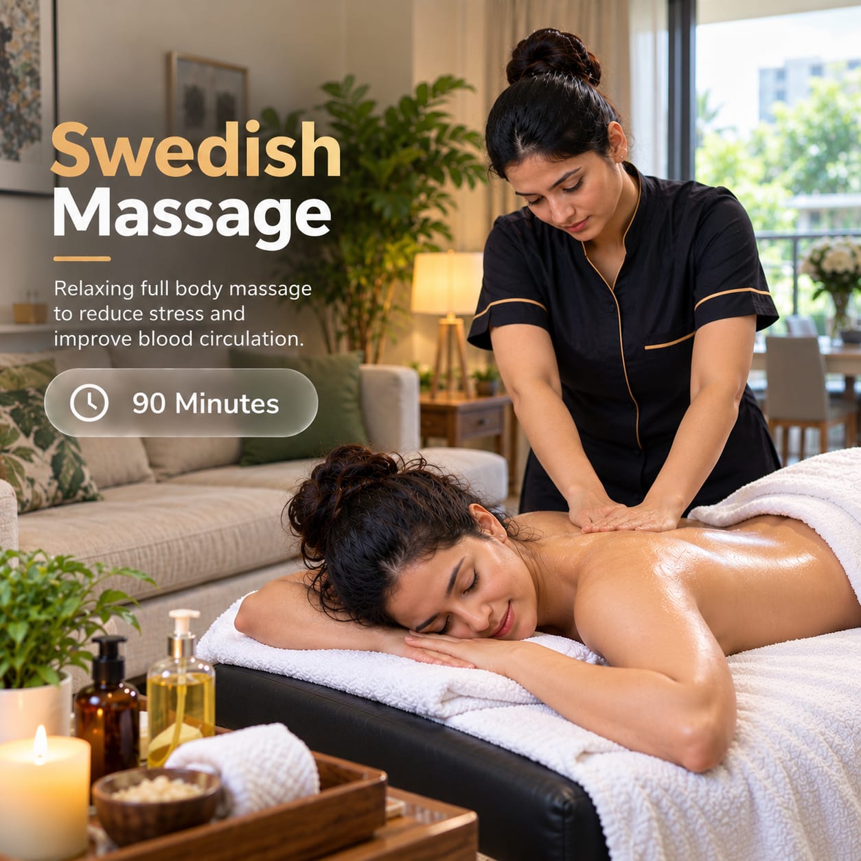 Swedish Massage – 90 Minutes