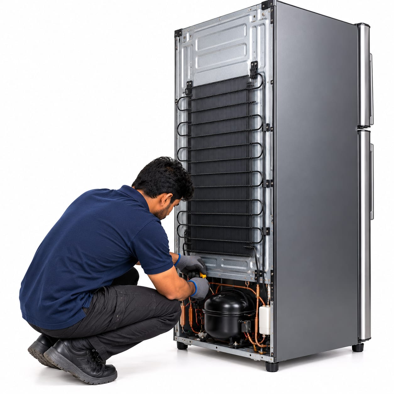 Double door (non-inverter) refrigerator checkup