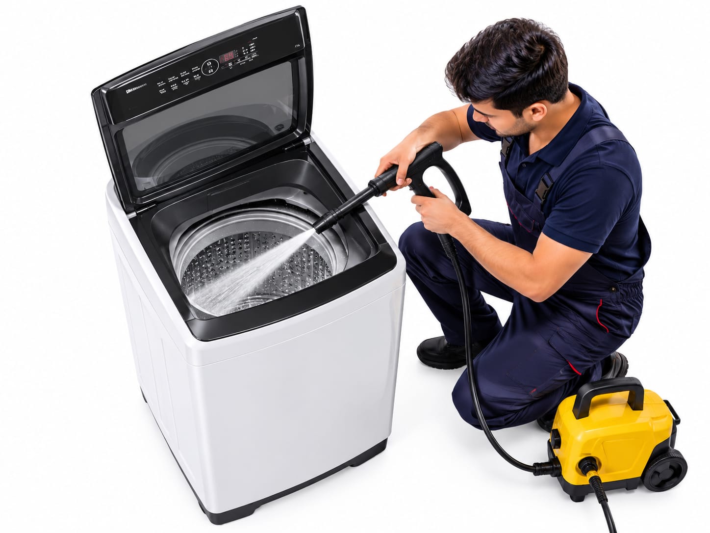 Washing machine jet service
