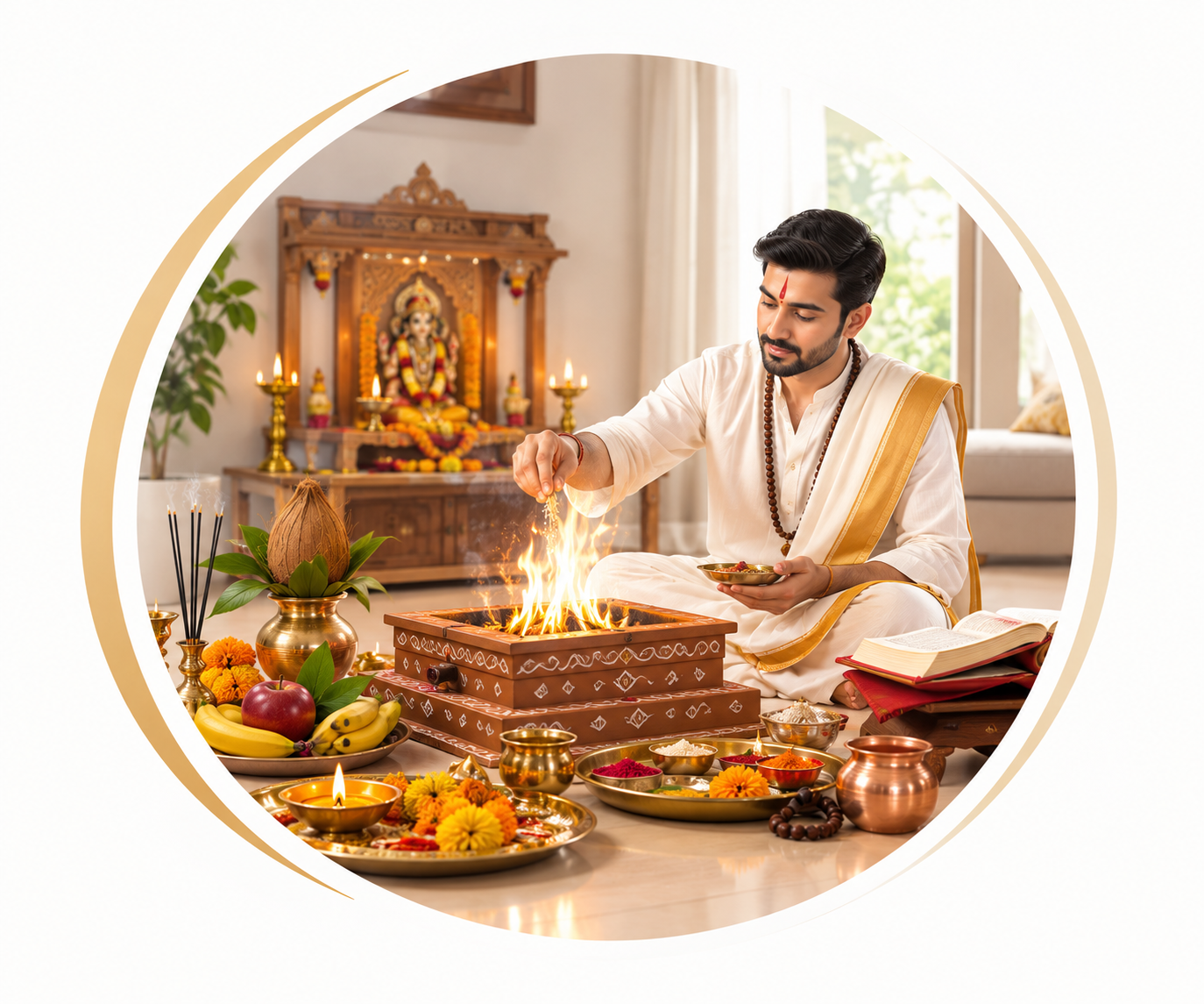 Puja, Hawan & Anushthan - — Ab Ghar Par