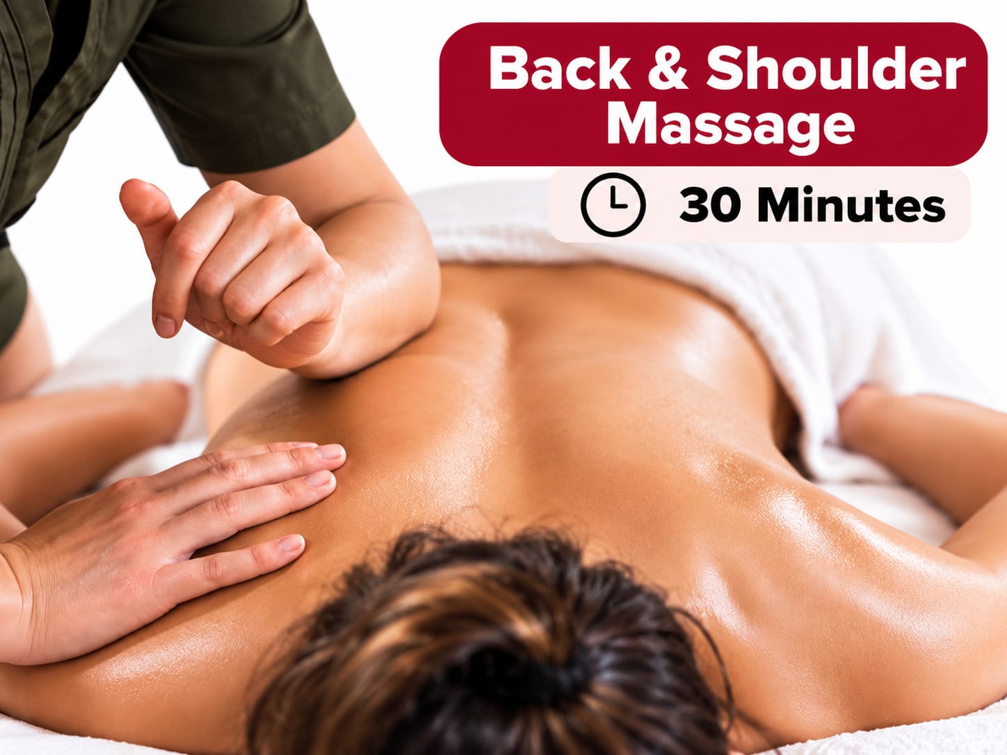 Back & Shoulder Massage – 30 Minutes