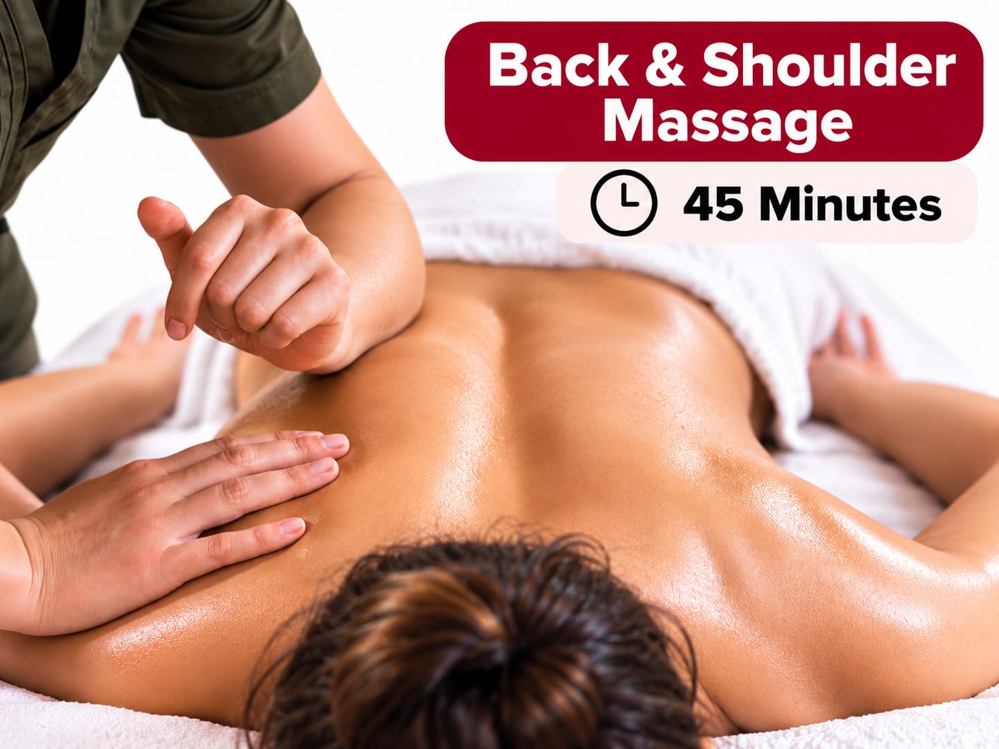 Back & Shoulder Massage – 45 Minutes