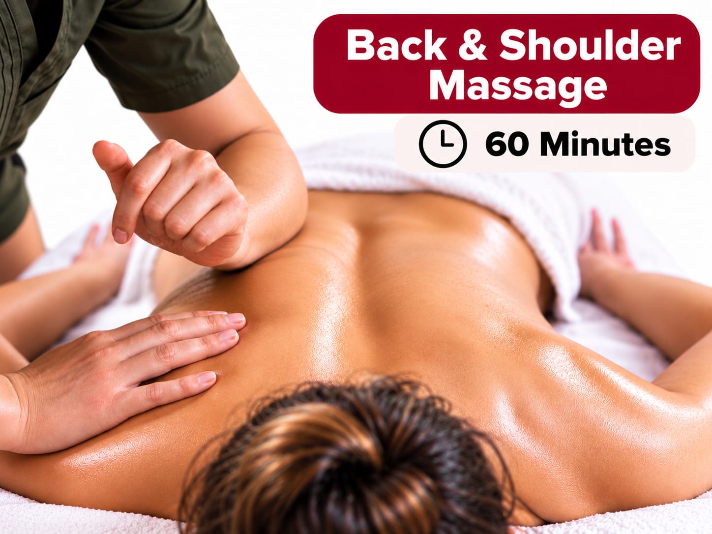 Back & Shoulder Massage – 60 Minutes