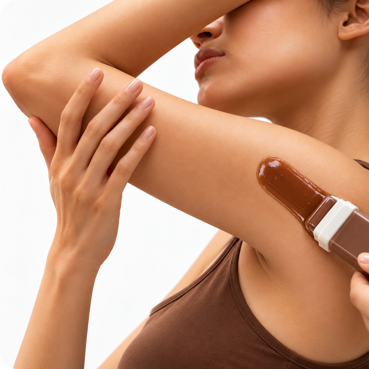 Chocolate Roll-On Full Arms & Underarms Waxing