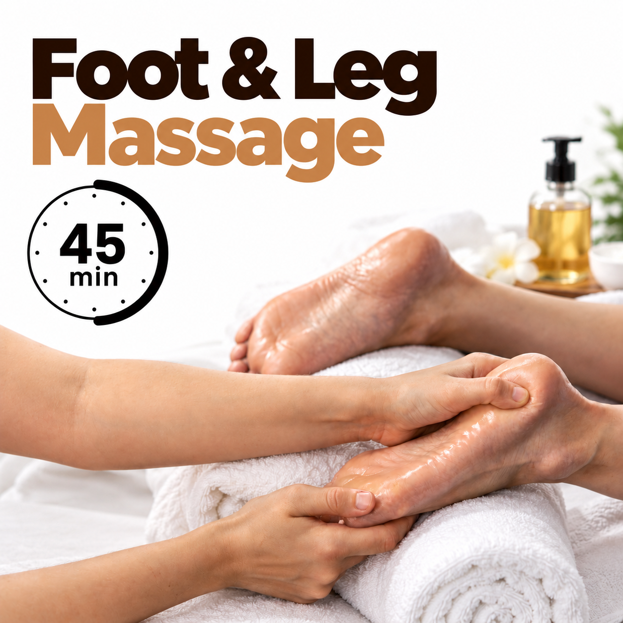 Foot & Leg Relaxation  – 45 Minutes