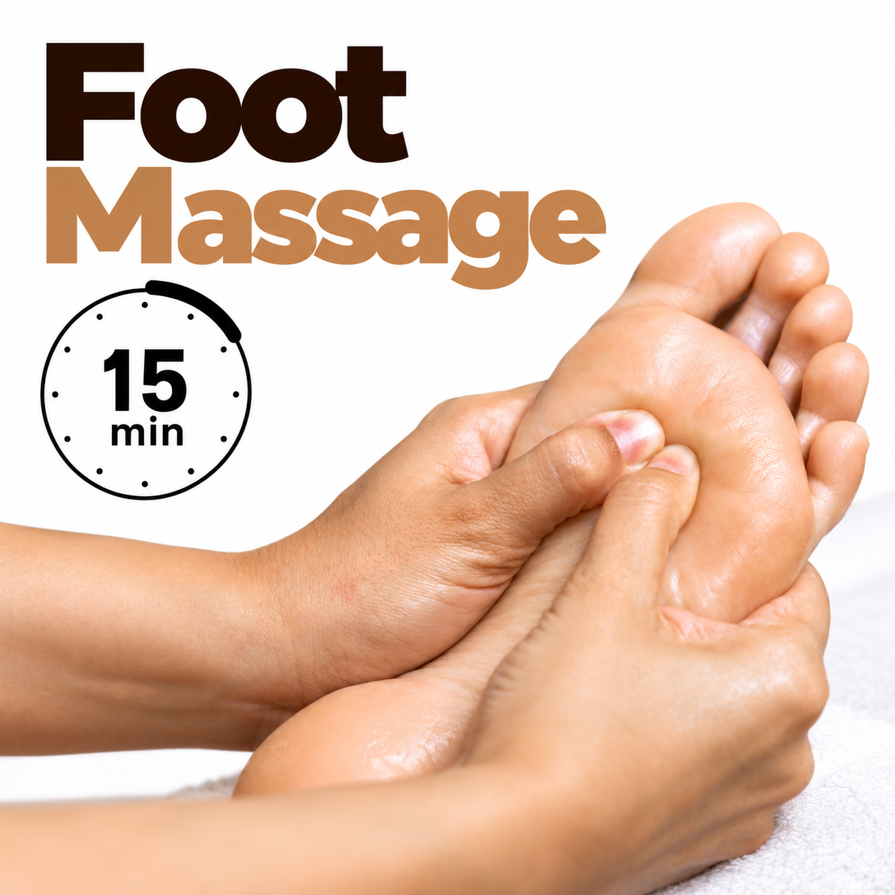 Foot Massage – 15 Minutes